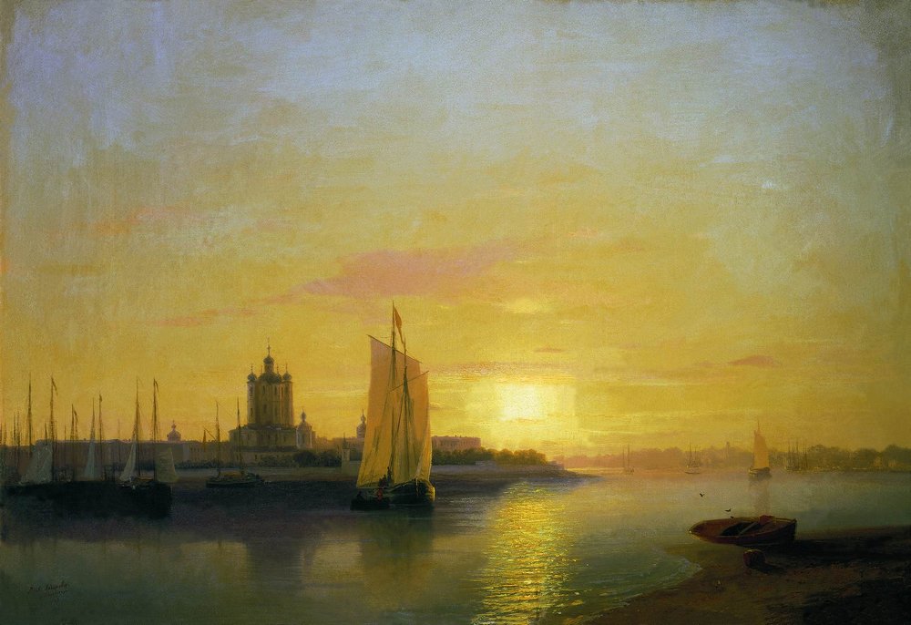 «Смольный монастырь». 1849 г. / Феодосийская картинная галерея, Феодосия 2