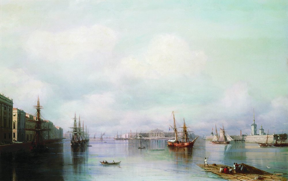 «Вид Петербурга». 1888 г. / Национальная галерея Армении, Ереван 4