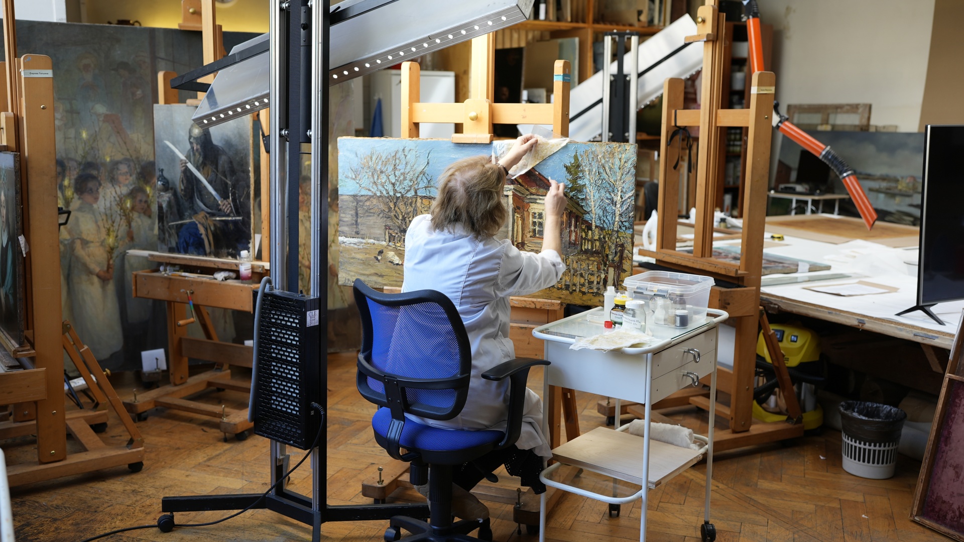 В Таганроге представили шедевры, спасенные в реставрационных мастерских Русского музея