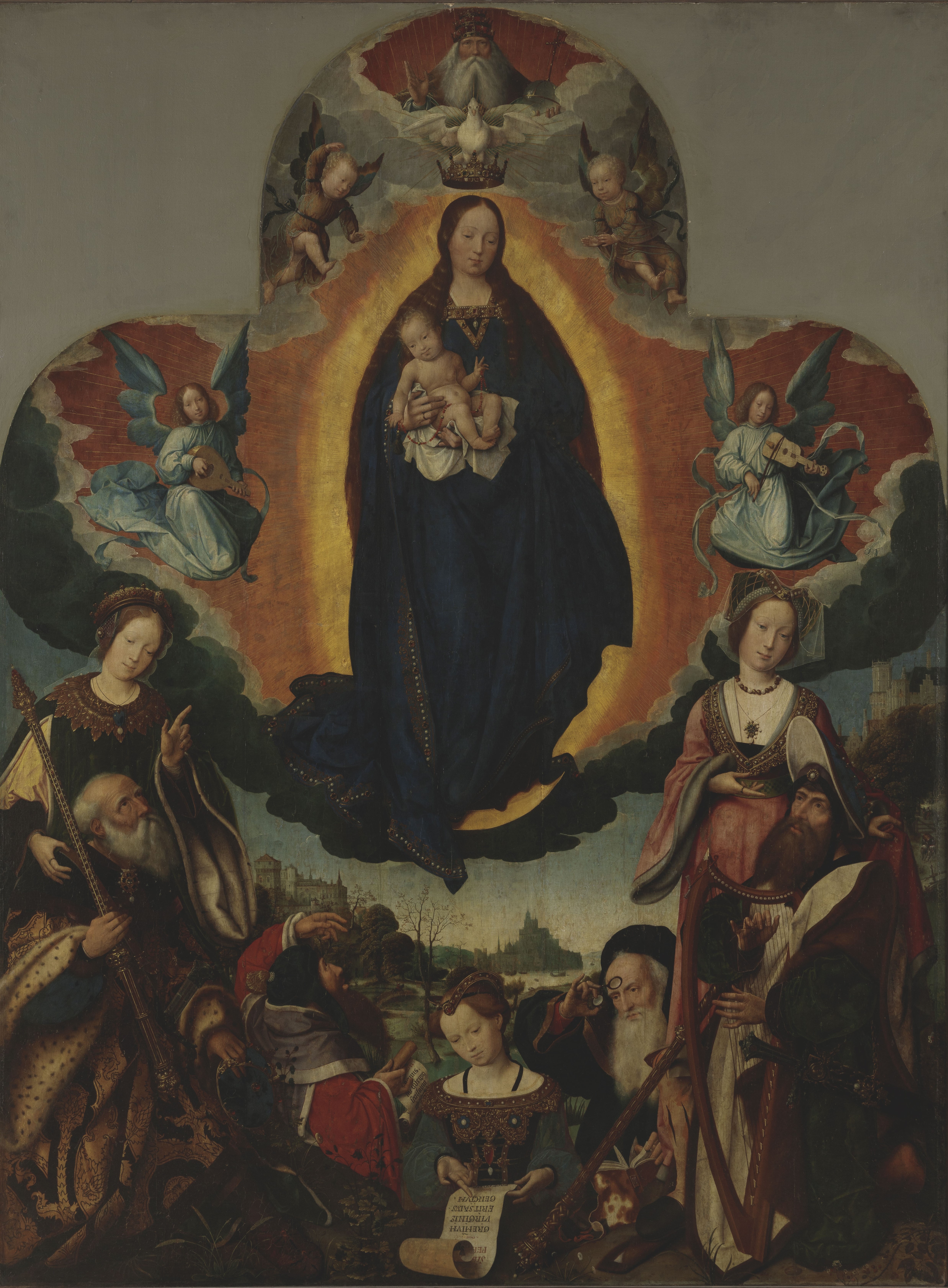 В Эрмитаже завершилась реставрация «Марии во Славе» Яна Провоста  1