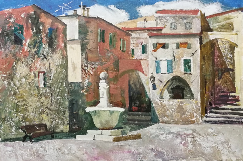 Пейзажи Ксении Заварзовой экспонируют в Константиновском дворце