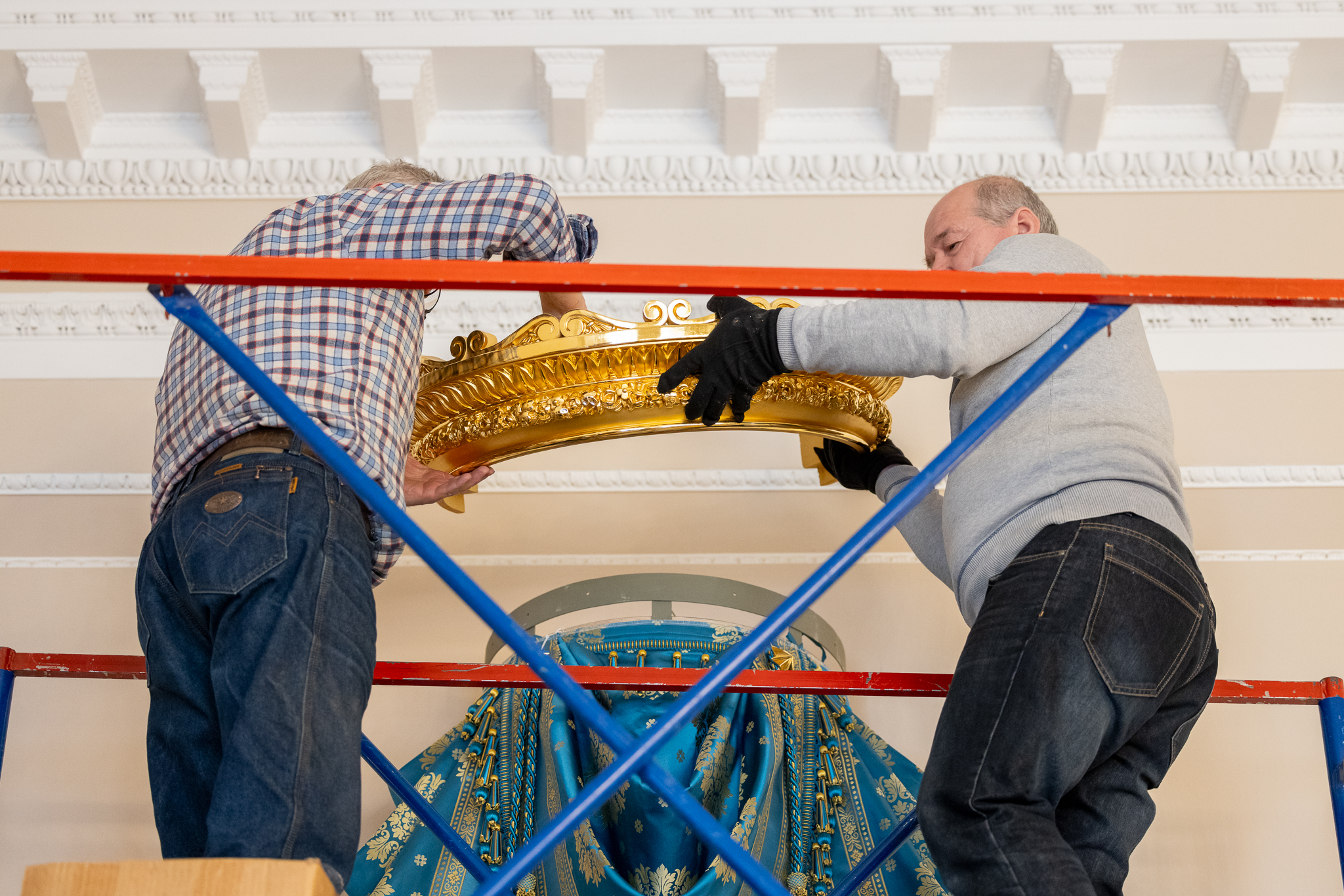 В Петергофе восстанавливают опочивальню императрицы Марии Фёдоровны 2