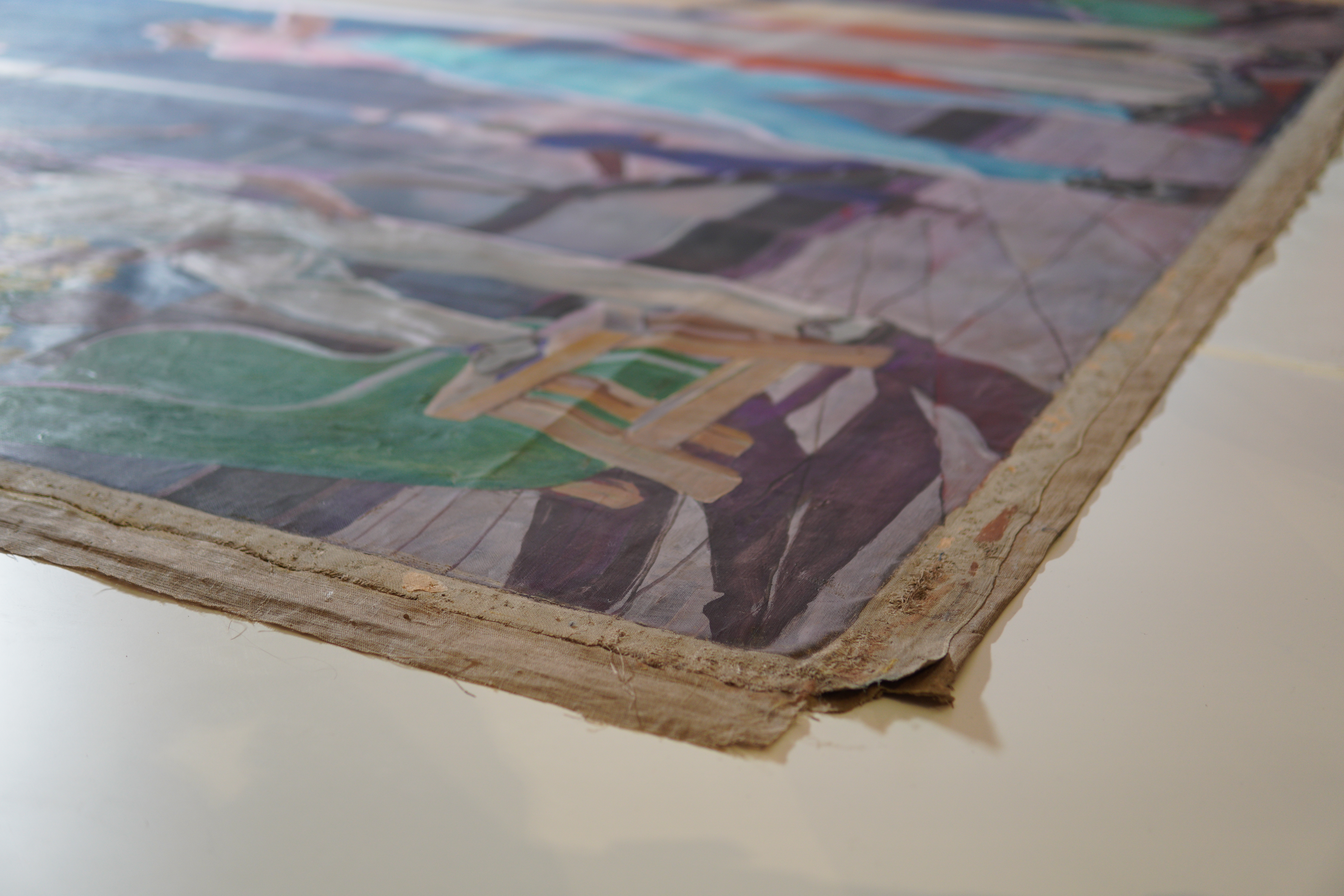 В Русском музее представят отреставрированных  «Покорителей космоса» Дейнеки 7