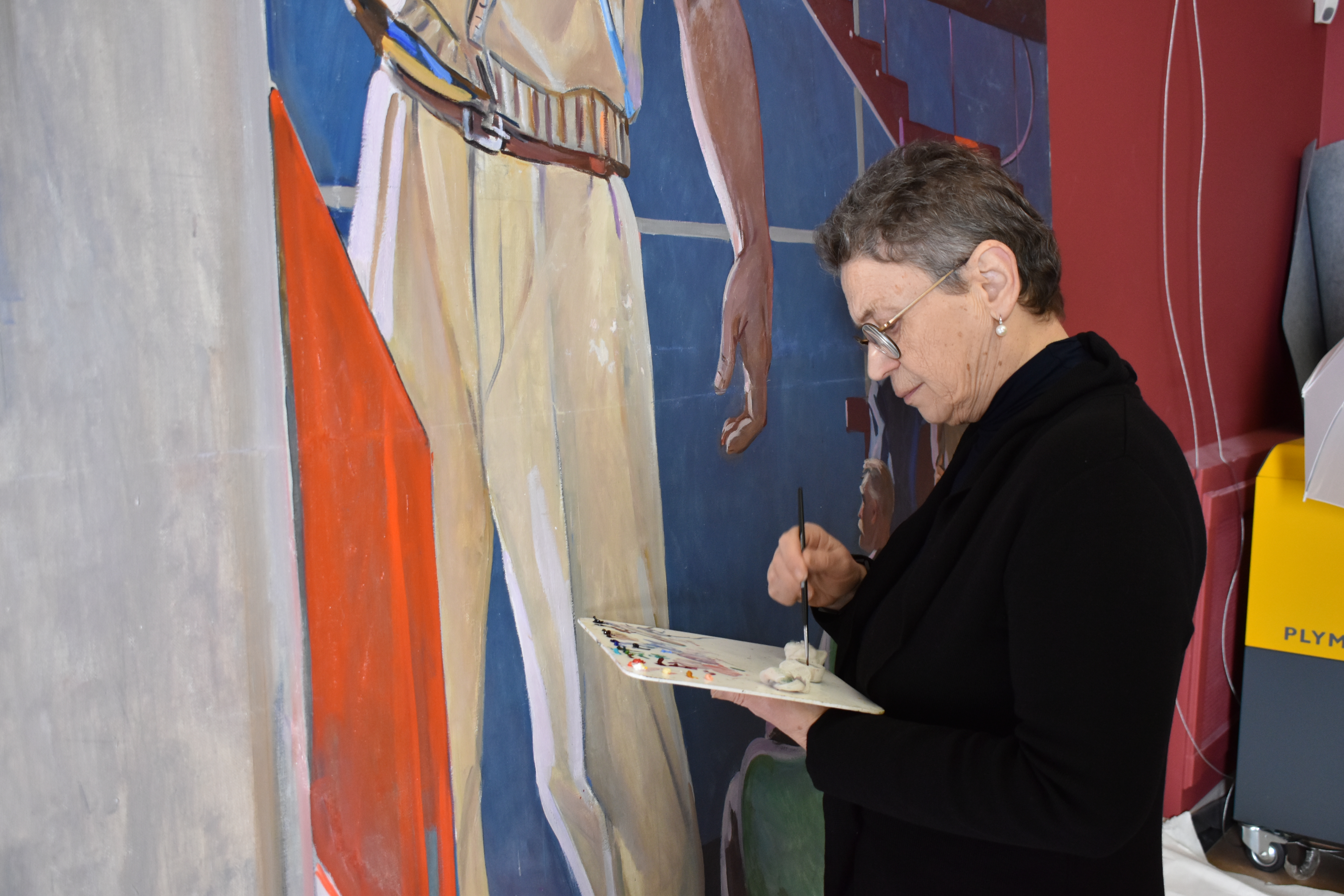 В Русском музее представят отреставрированных  «Покорителей космоса» Дейнеки 4