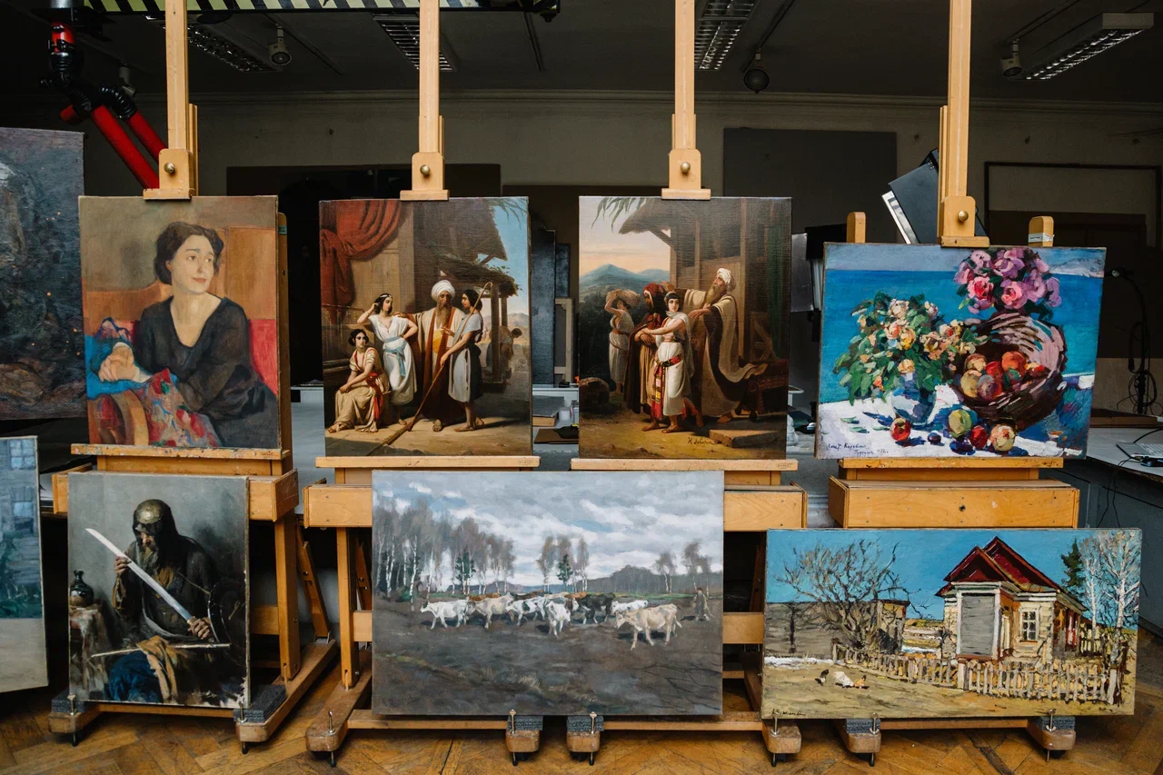В Таганроге представили шедевры, спасенные в реставрационных мастерских Русского музея2