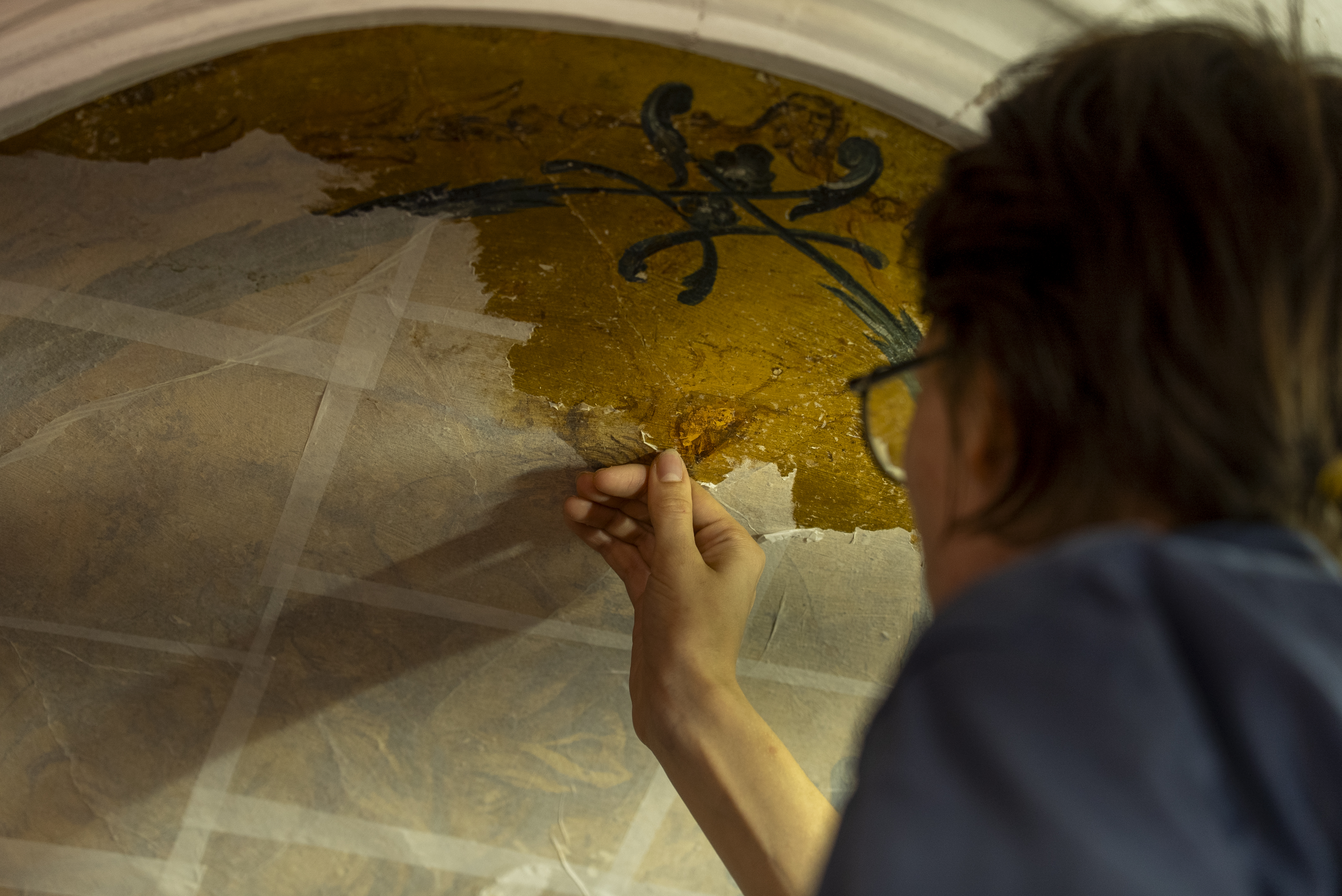 В Петергофе продолжается реставрация дворца «Монплезир»3