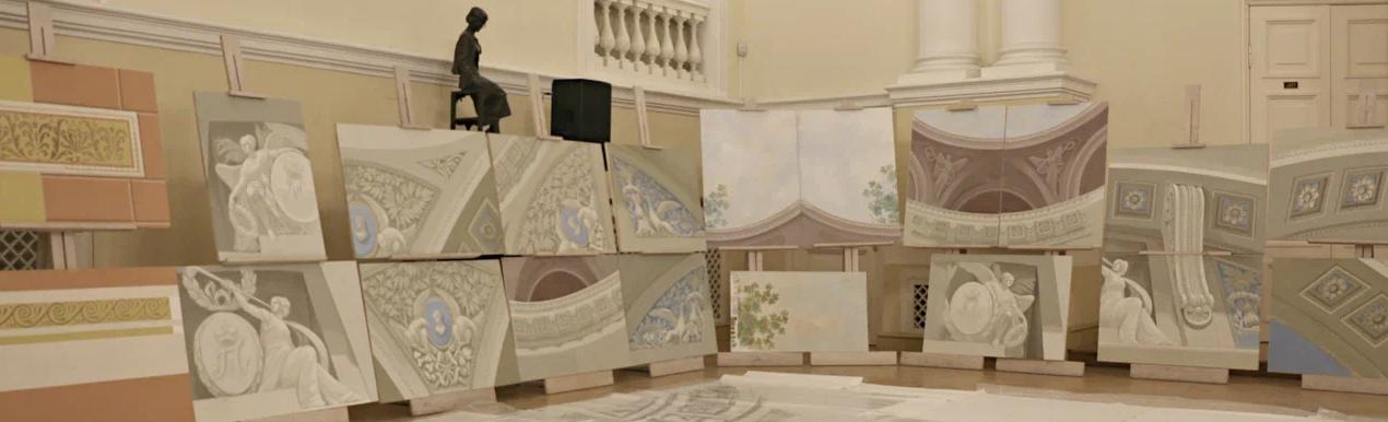 Обложка: В Павловске воссоздадут  живописного плафона Елизаветина павильона