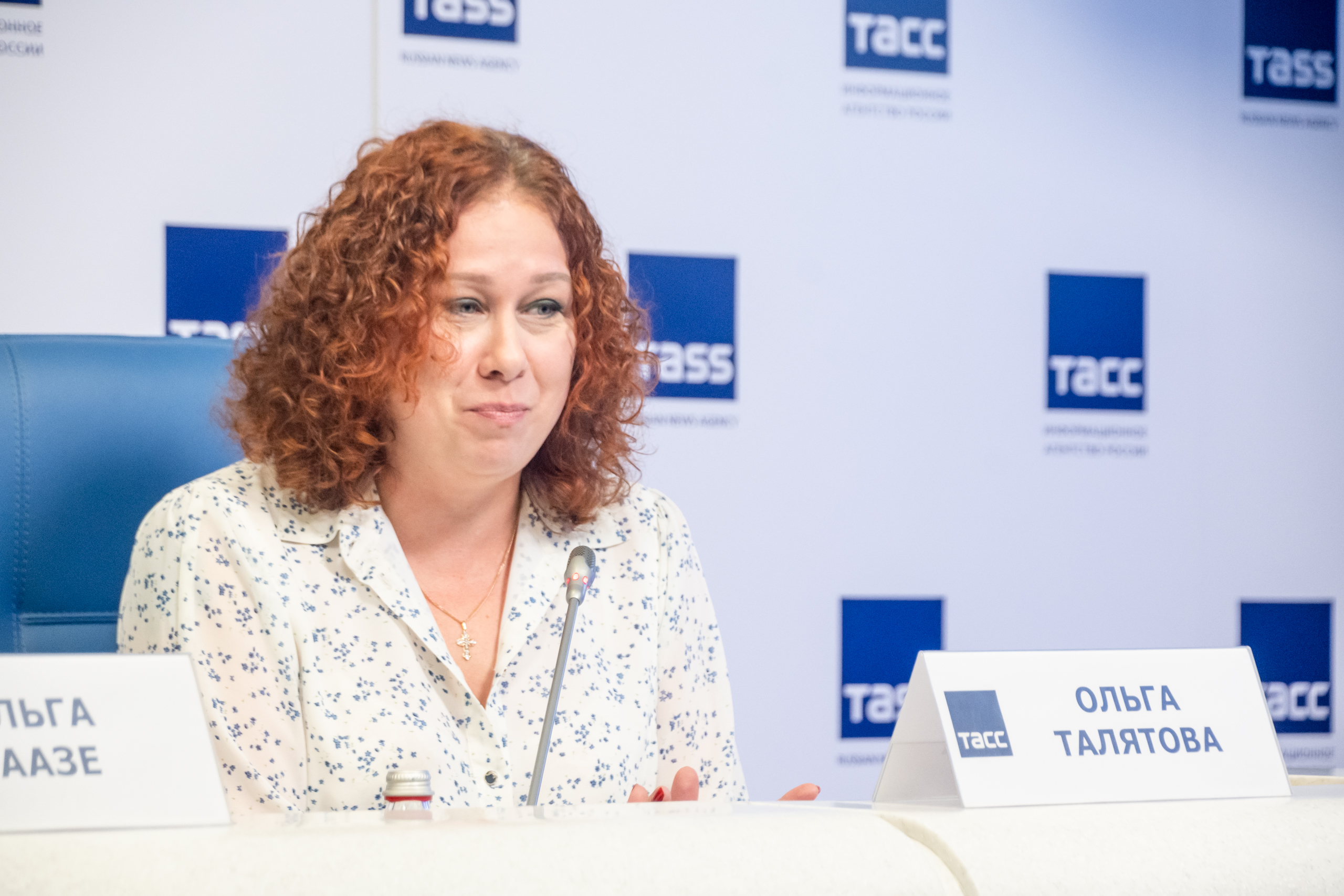 Ольга Гаазе приняла участие в пресс-конференции, посвящённой Дню белой трости15