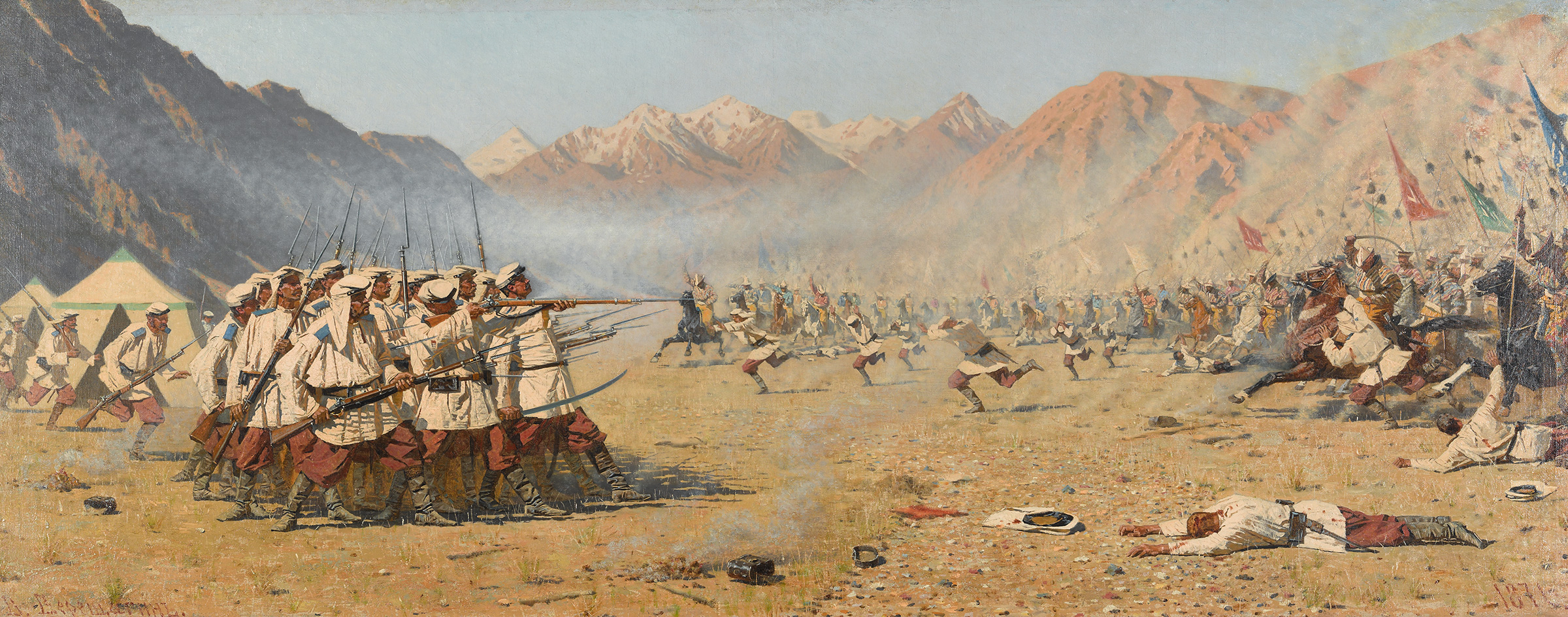 Выставка «Русский императив» в МВК «Манеж» исследует образ войны в искусстве1