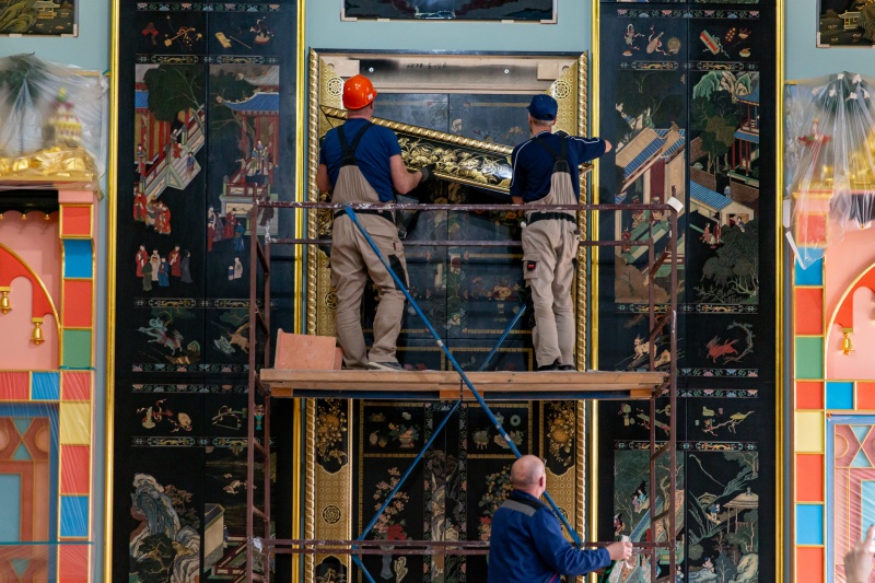 В июне Музей-заповедник «Царское Село» откроет возрожденный Китайский зал 