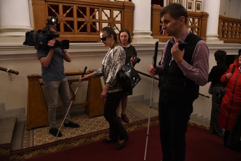 Петербургская филармония позаботилась о незрячих посетителях