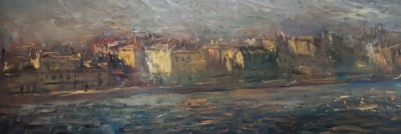 Обложка: С. Бакин. Утро на Неве. 2021.