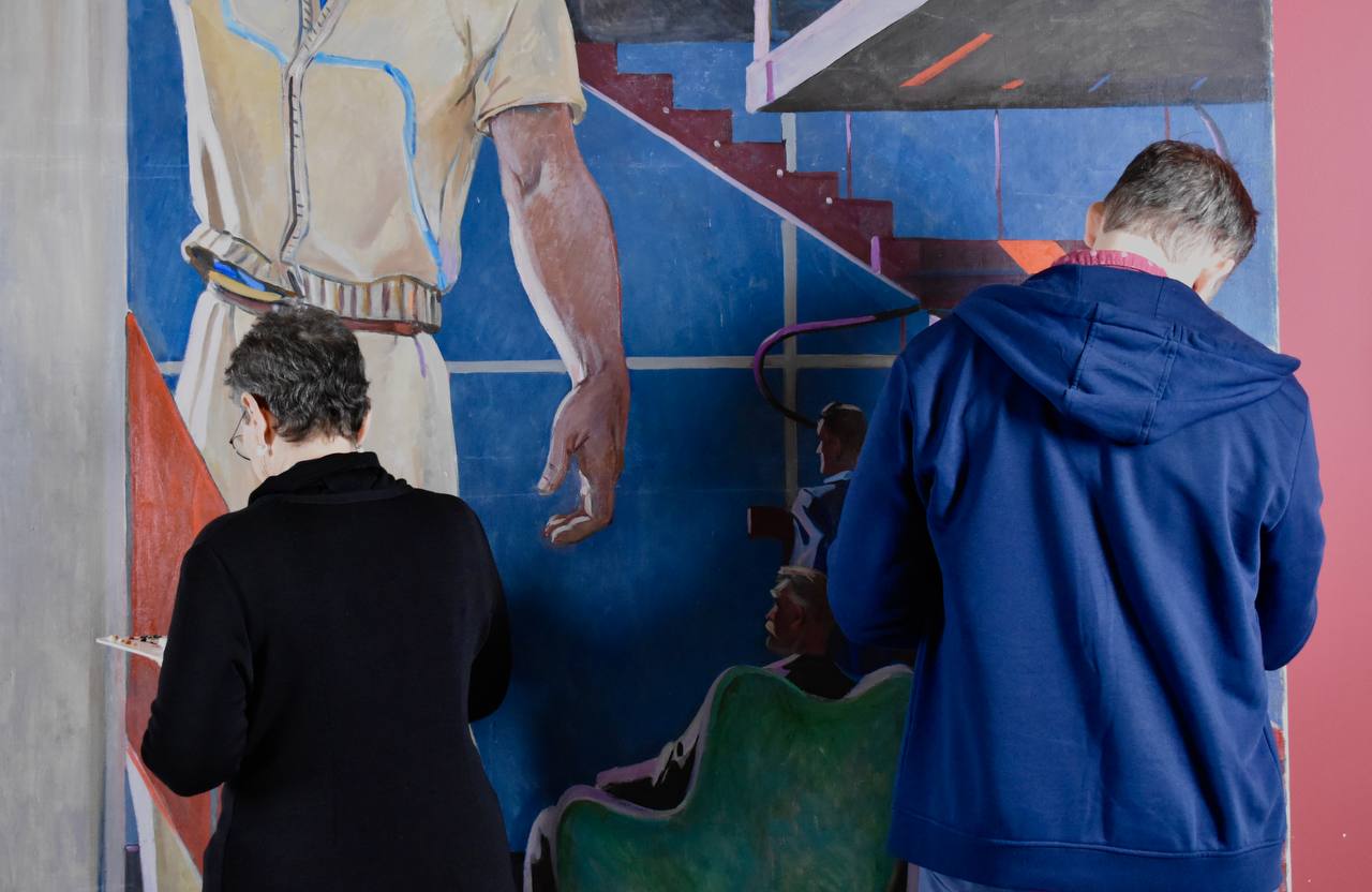 В Русском музее представят отреставрированных  «Покорителей космоса» Дейнеки 3