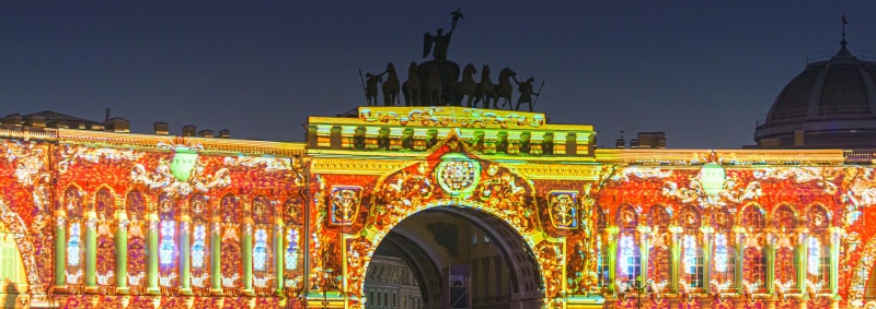 Дворцовую площадь осветит мультимедийное шоу