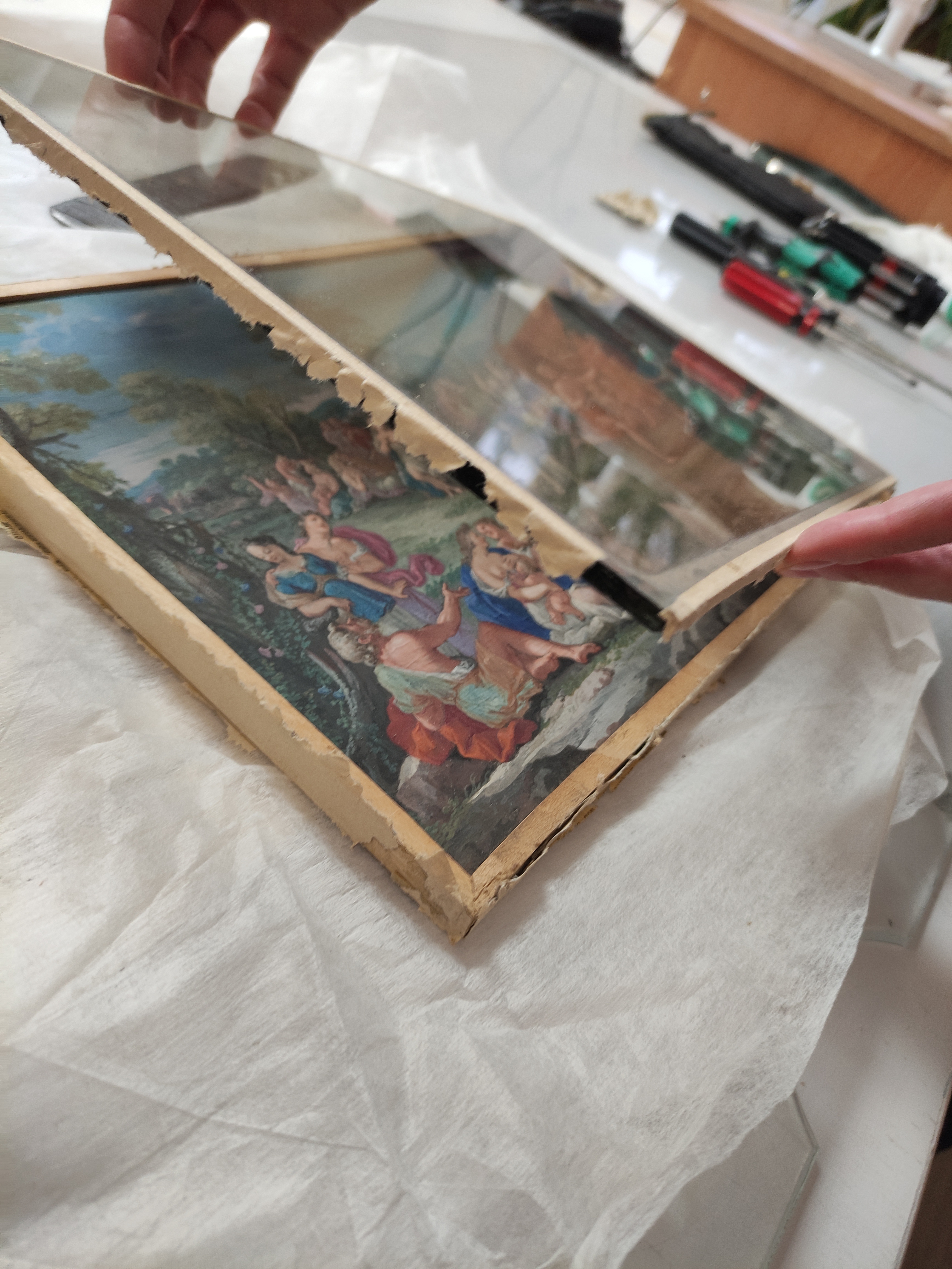 Для реставрации музейных шедевров Павловска применили клей из японских водорослей фунори4