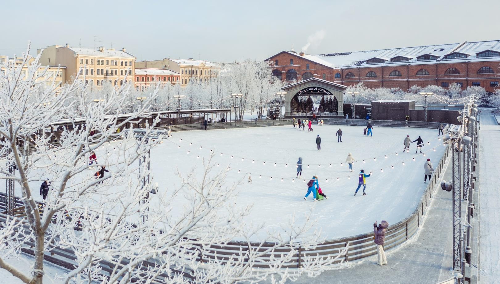 «Новая Голландия» зовёт на лёд
