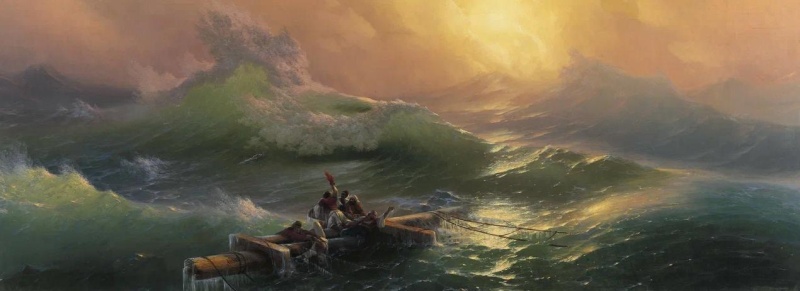 Обложка: Айвазовский И. К. Девятый вал. 1850. 