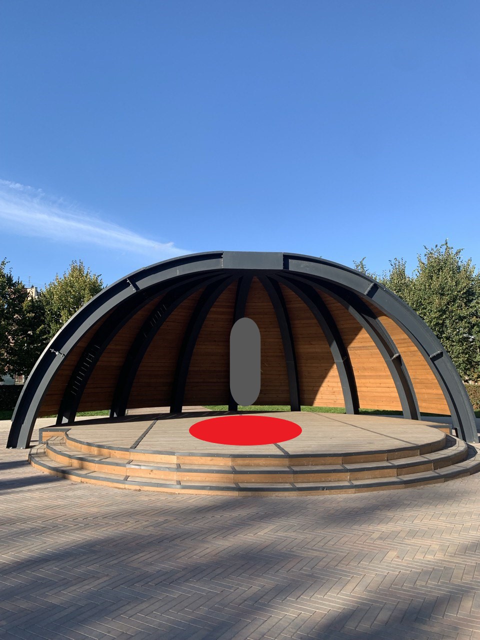 Парк Дружбы, аллея чернобыльцев