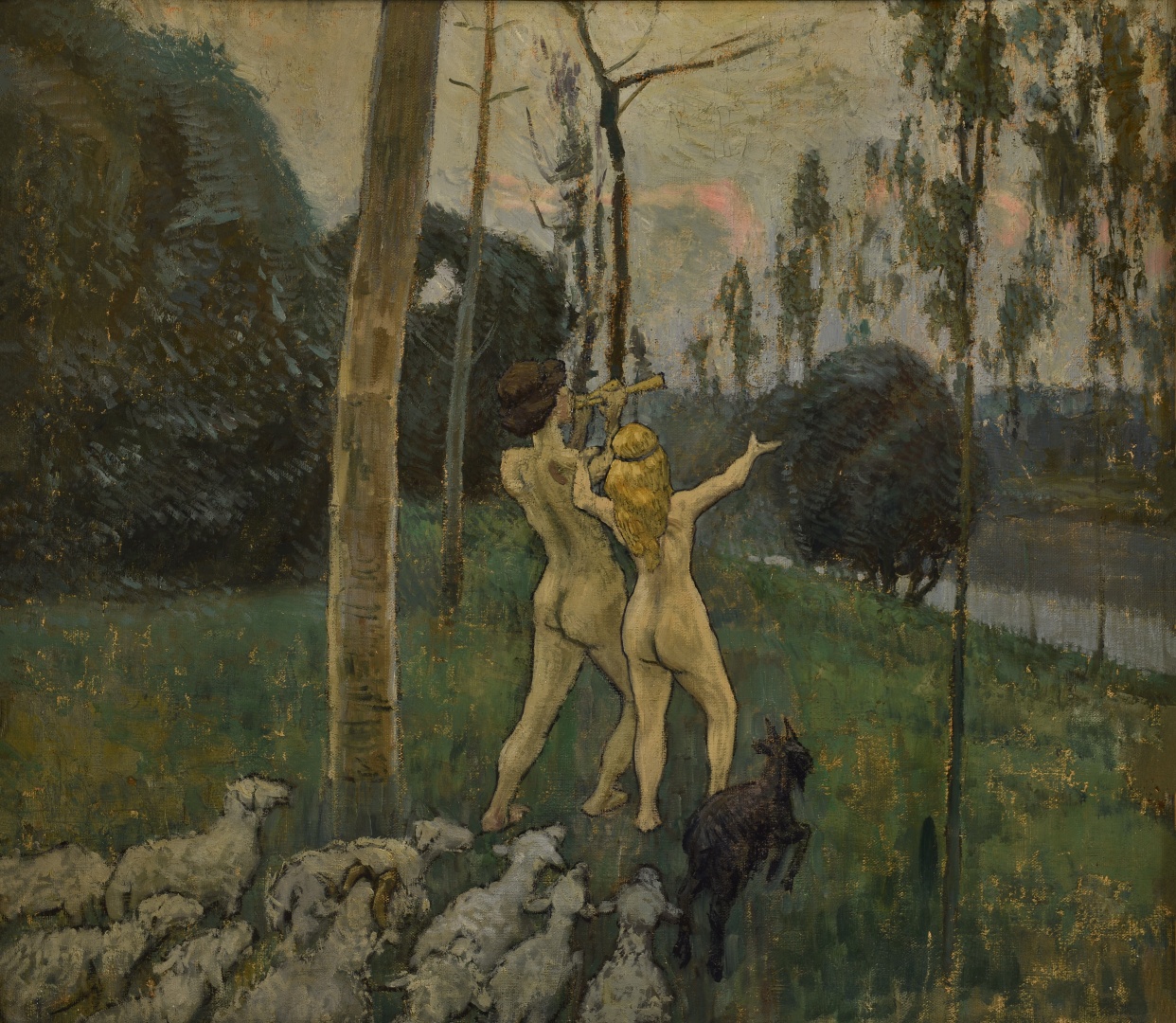 Обложка: Виктор Борисов-Мусатов. Дафнис и Хлоя. 1901.