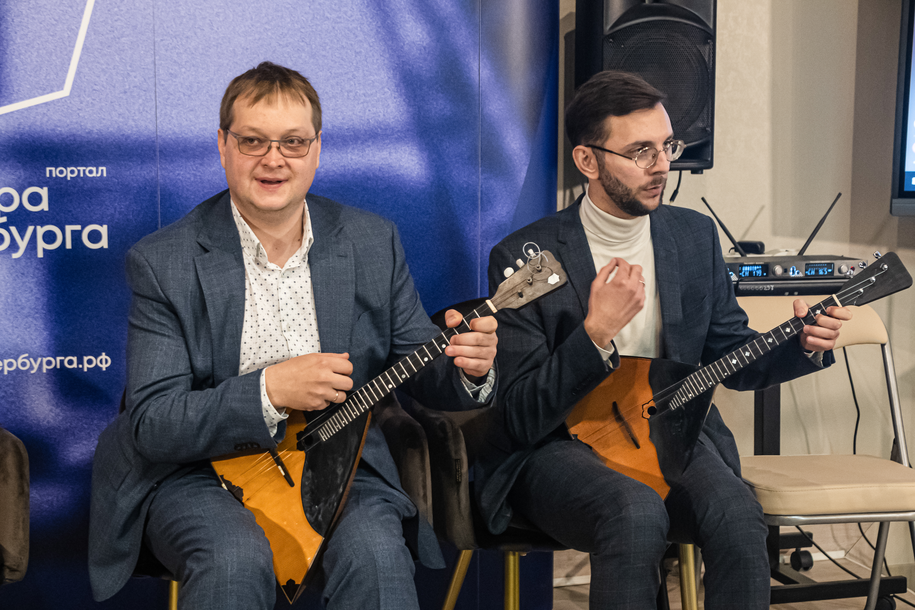 Об искусстве игры на балалайке говорили в медиацентре «Культура Петербурга»9
