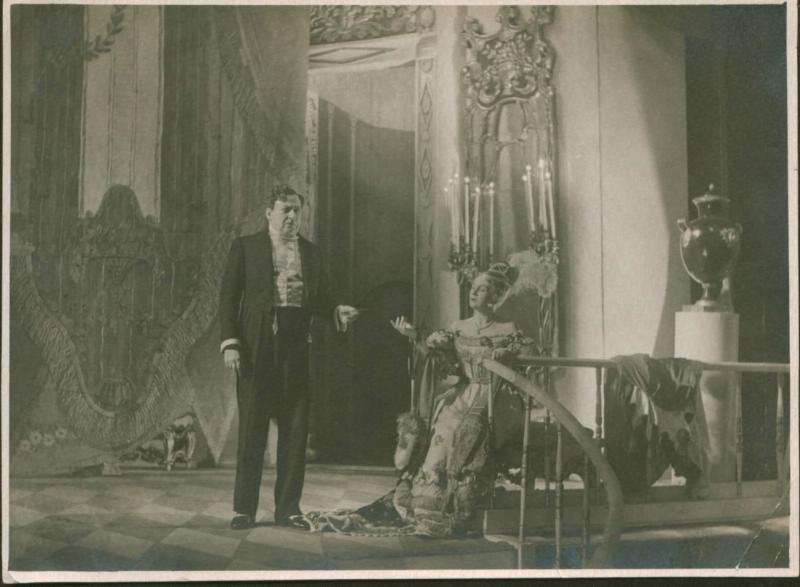 Юрьев в роли Арбенина в спектакле 1917 года. Фото: Александринский театр, alexandrinsky.ru.