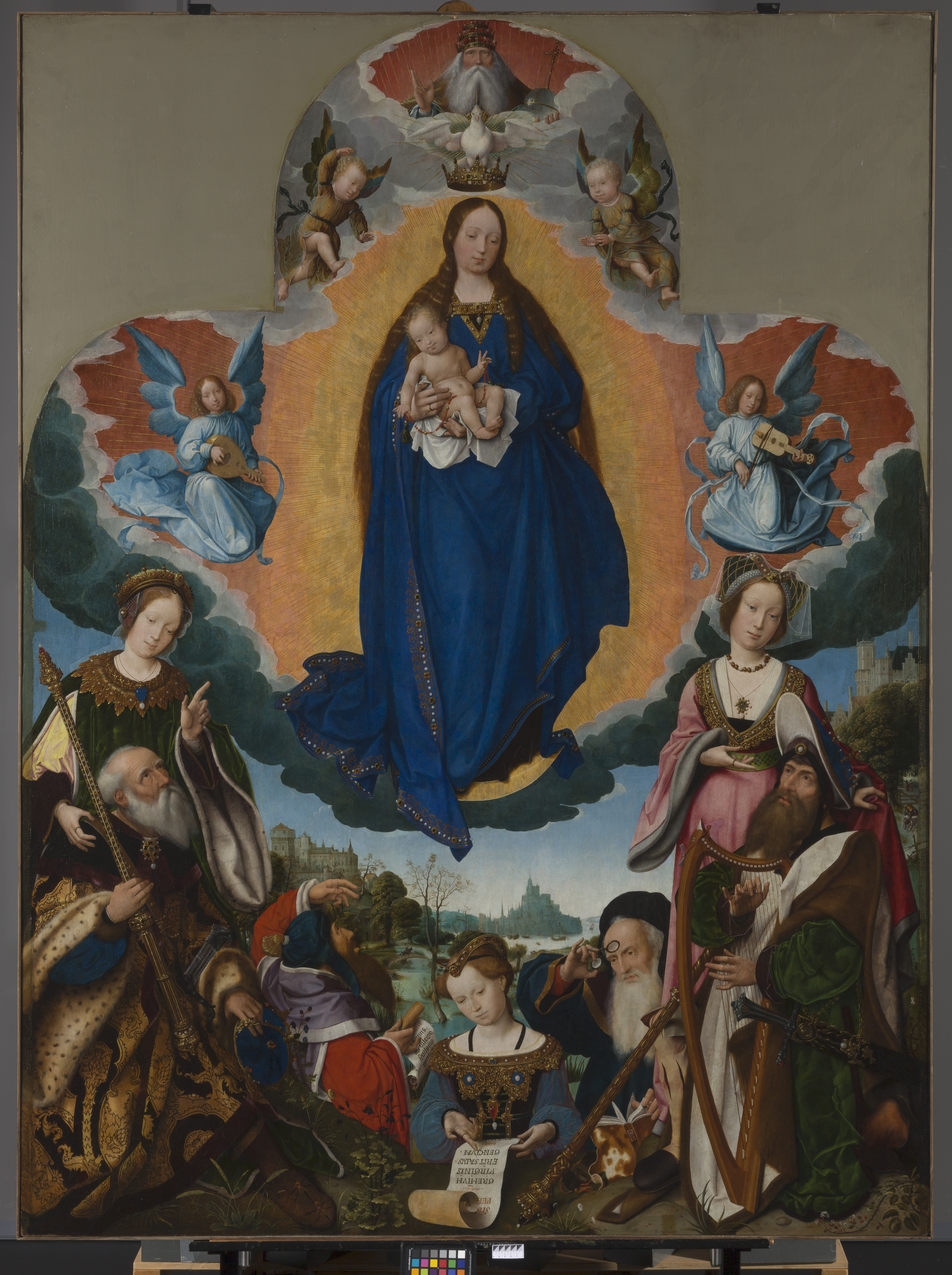 В Эрмитаже завершилась реставрация «Марии во Славе» Яна Провоста  2