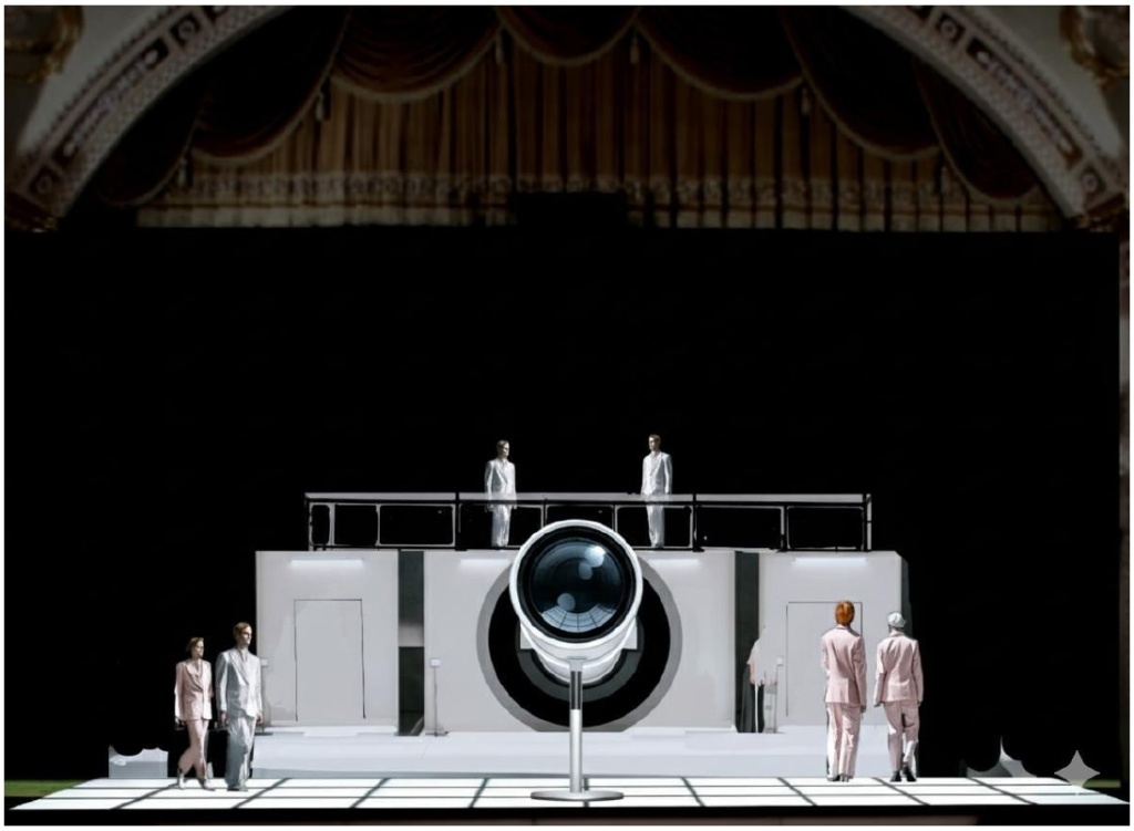  Эскиз декорации для спектакля. Предоставлено пресс-службой Санкт-Петербургского театра музыкальной комедии