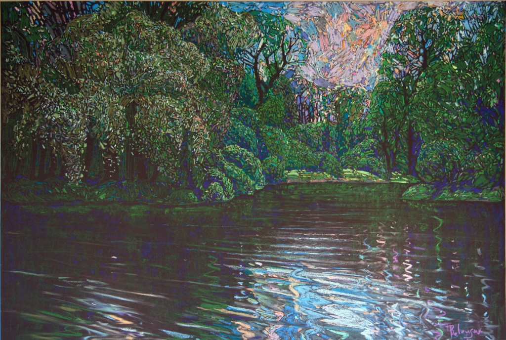 «Елагин остров», 70х100, бумага, пастель, 2017. Автор: Сергей Белоусов «Елагин остров», 70х100, бумага, пастель, 2017. Автор: Сергей Белоусов