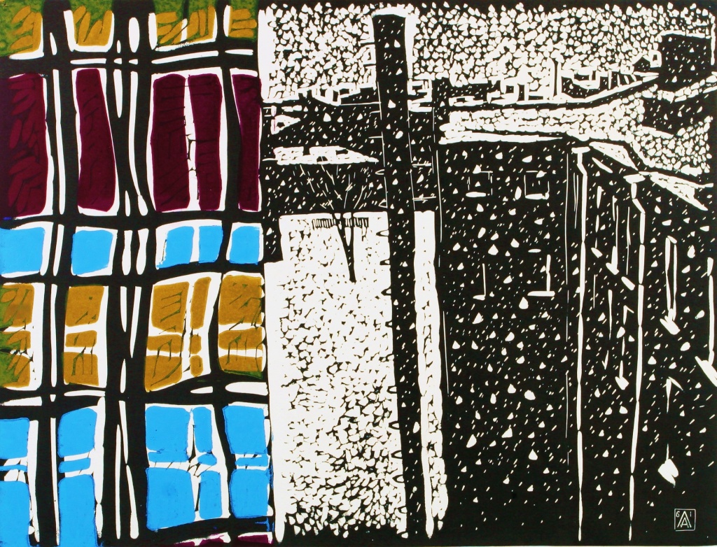 Мокрый снег. 1961. Мокрый снег. 1961.