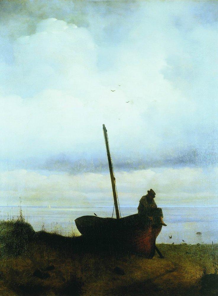 «Вид на взморье в окрестностях Петербурга». 1835 г. / Государственная Третьяковская Галерея, Москва. «Вид на взморье в окрестностях Петербурга». 1835 г. / Государственная Третьяковская Галерея, Москва.