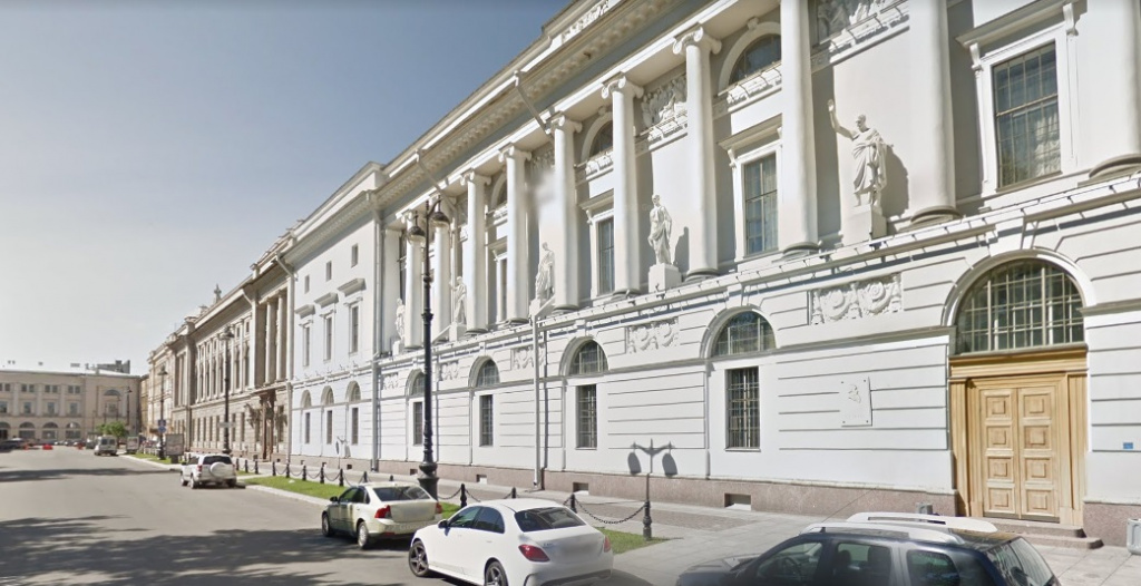 Российская национальная библиотека. Google maps