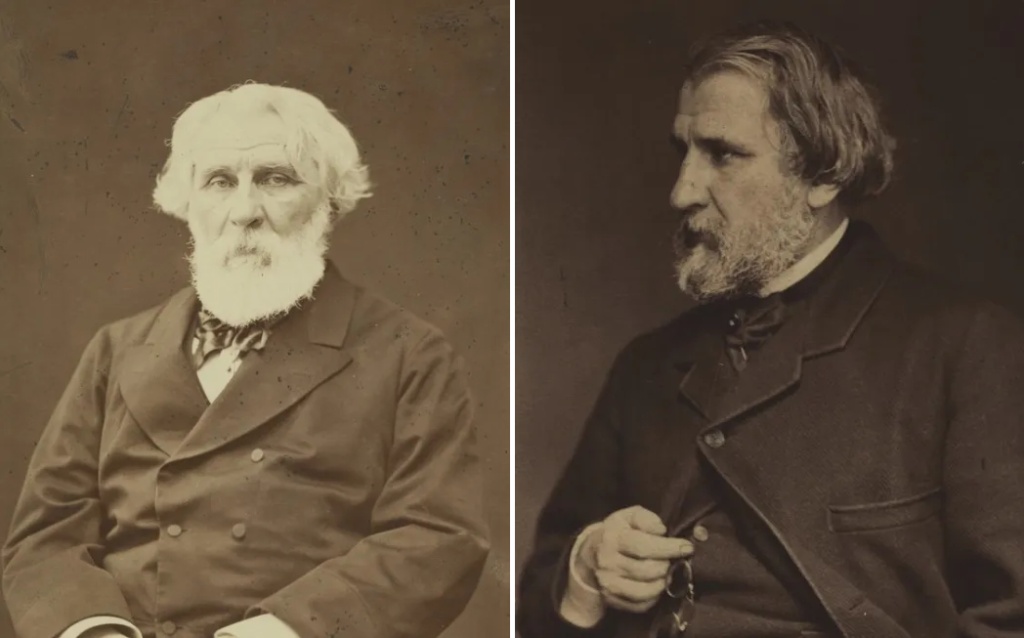 Слева: Иван Тургенев. Москва, 1880. Фотография: Михаил Панов. Справа: Иван Тургенев. Париж, Франция. 1871. Фотография: Tissier. Правообладатель: Институт русской литературы (Пушкинский дом) Российской академии наук, Санкт-Петербург.