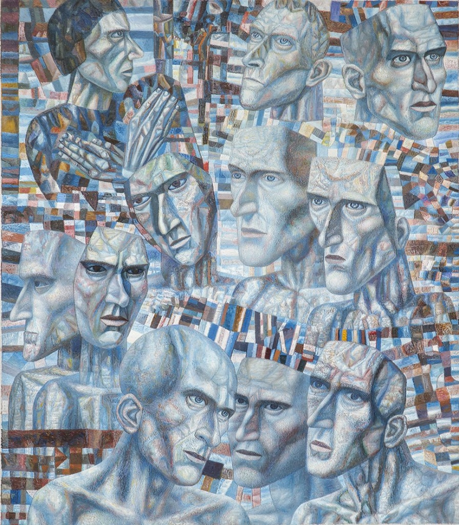 Филонов П.В. Ударники (мастера аналитического искусства). 1934-1935. Филонов П.В. Ударники (мастера аналитического искусства). 1934-1935.