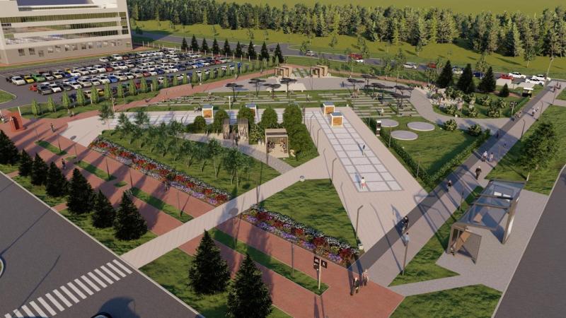 Пространство вокруг будущего музея. Правообладатель: «Вести КАМАЗа», ПАО «КАМАЗ».