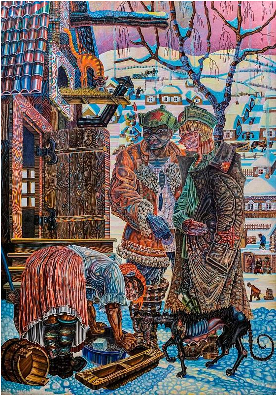 Юрий Хржановский «Сибирские партизаны» (1927 г.) / Фото: rusmuseum.ru. Сибирские партизаны.png