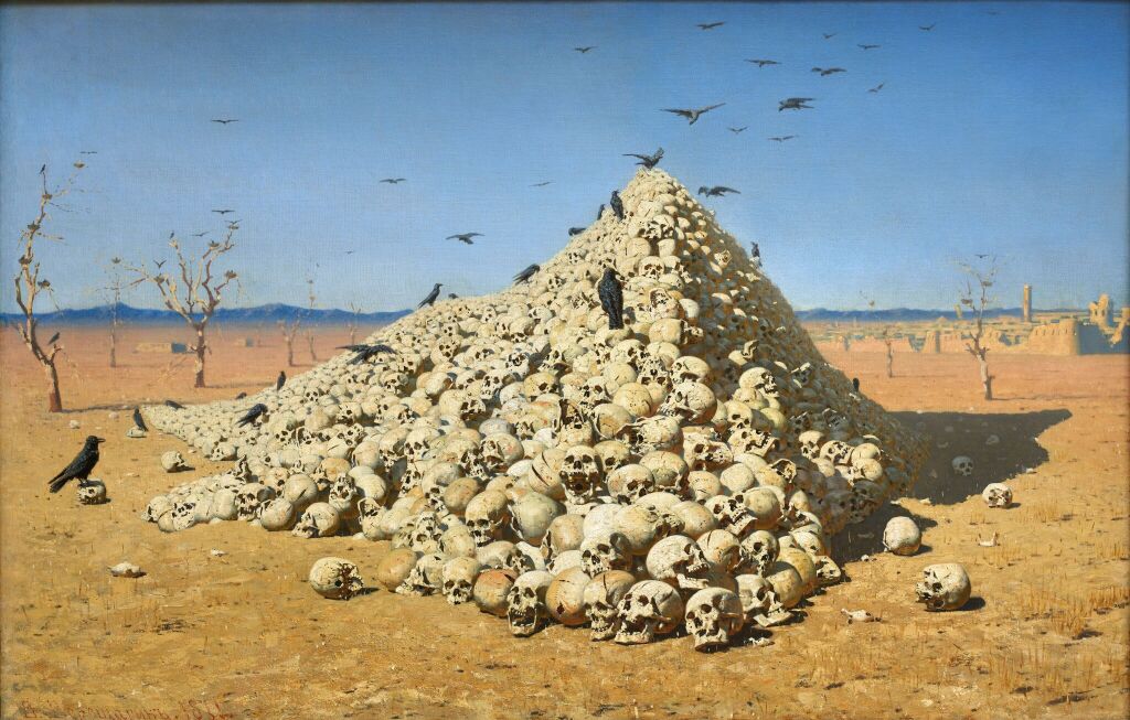 Апофез войны. Правообладатель: Государственная Третьяковская галерея.