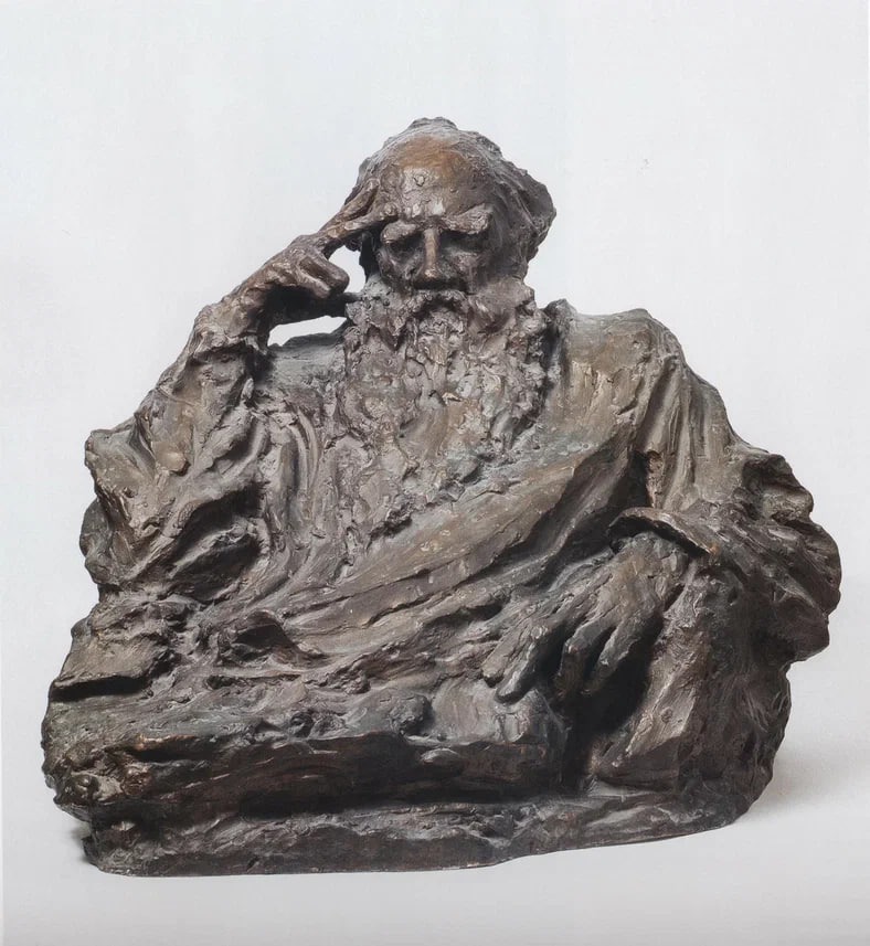Анна Голубкина. Лев Толстой.