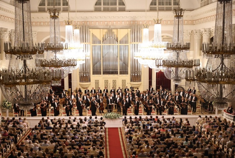 Большой зал Санкт-Петербургской филармонии. Фото: vk.com/philharmoniaspb
