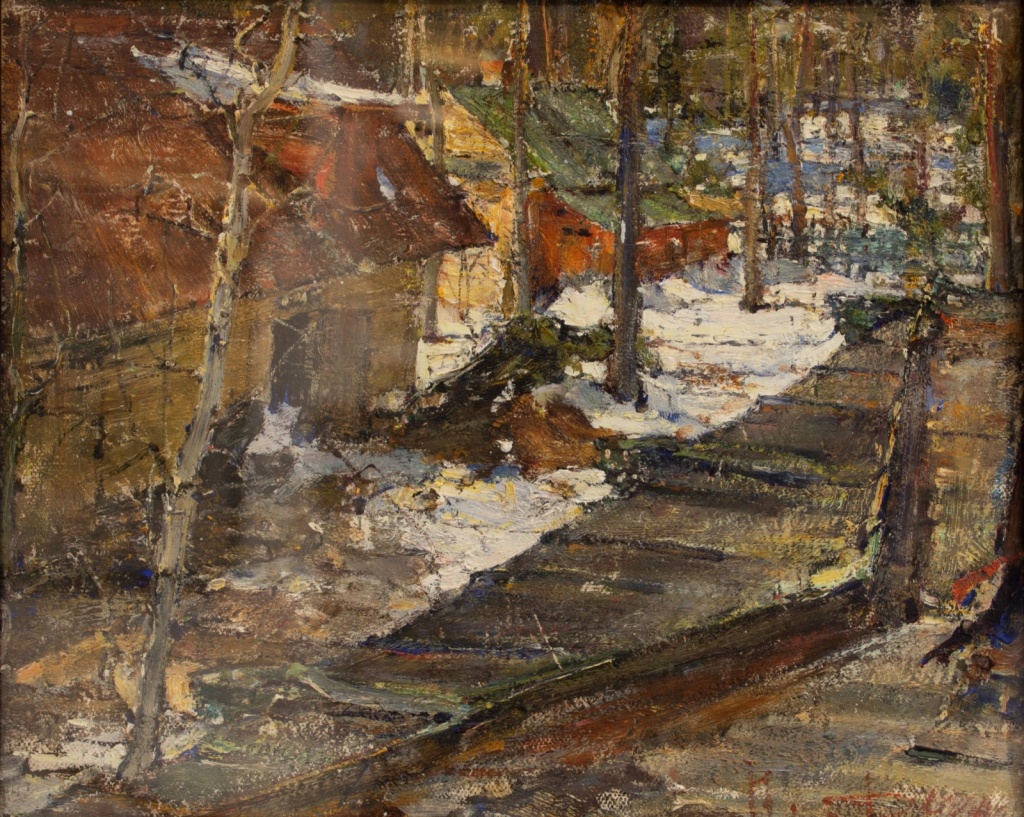 Фешин Н.И. "Зимний пейзаж" Фешин Н.И. "Зимний пейзаж"