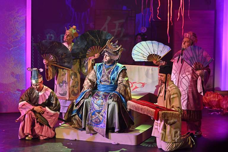 Опера Стравинского «Соловей» в постановке Новосибирского театра оперы и балета. Фото предоставлено пресс-службой Национальной оперной премии «Онегин». Правообладатель: Оргкомитет Премии. 