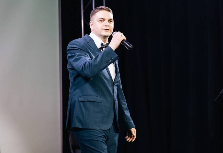 Алексей Петров. Лауреат Музыкального конкурса SPbTransportFest – 2024. Фото предоставлено СПб ГУП «Пассажиравтотранс».