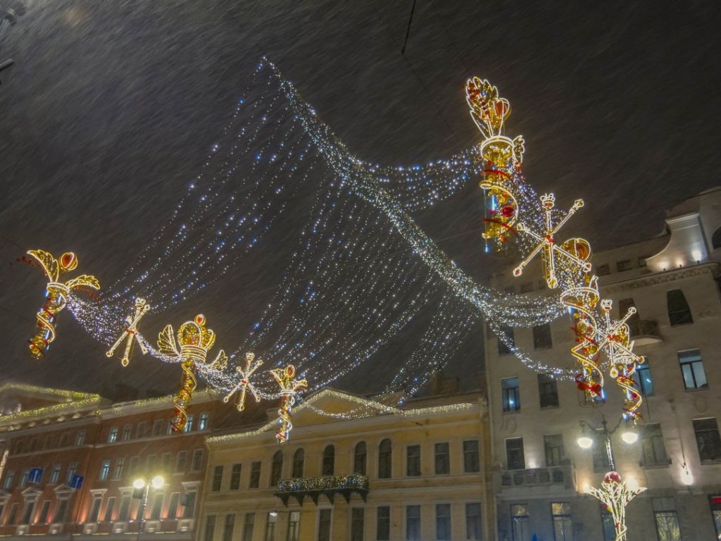 Огни Невского проспекта Фото: Ирина Иванова