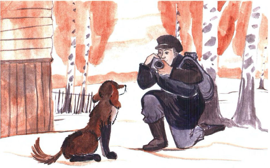 Иллюстрация к будущему фильму фильм «Блокадный Трезорка». Предоставлено Комитетом по культуре Санкт-Петербурга.