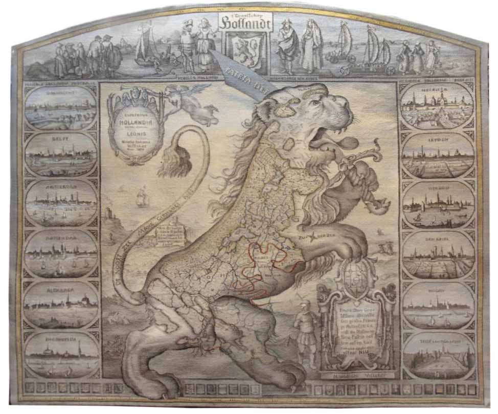 Гобелен Наталии Першиной Каллиопиной «Лев»