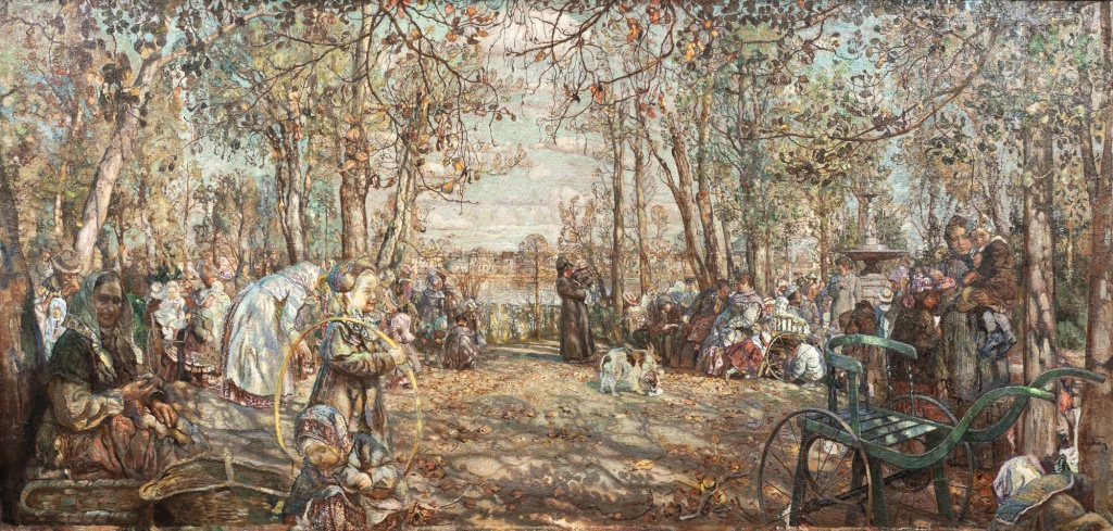 И. И. Бродский. Теплый день. 1908. И. И. Бродский. Теплый день. 1908.