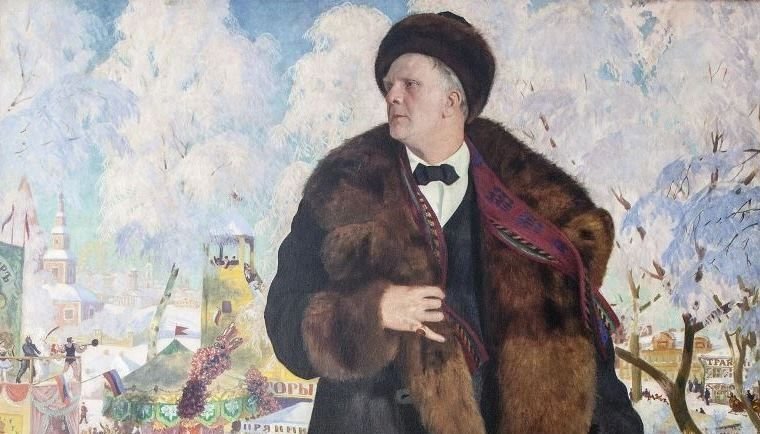 Борис Кустодиев «Портрет Ф.И. Шаляпина». Источник: rusmuseumvrm.ru. Правообладатель: rusmuseumvrm.ru.