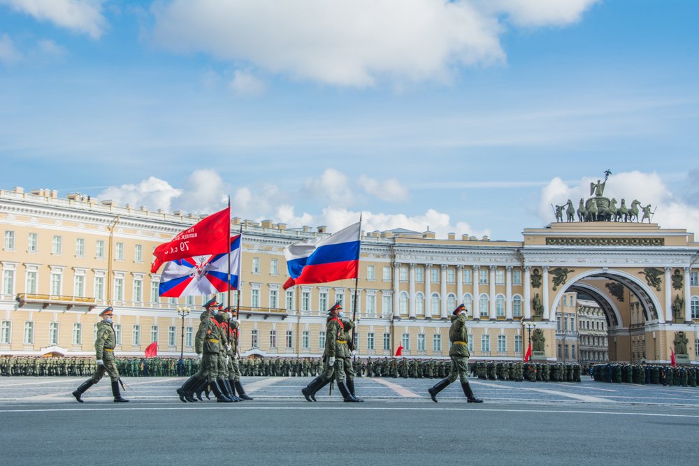 Репетиция военного парада в 2021 году. Фото: Ирина Иванова. Репетиция военного парада. Фото: Ирина Иванова