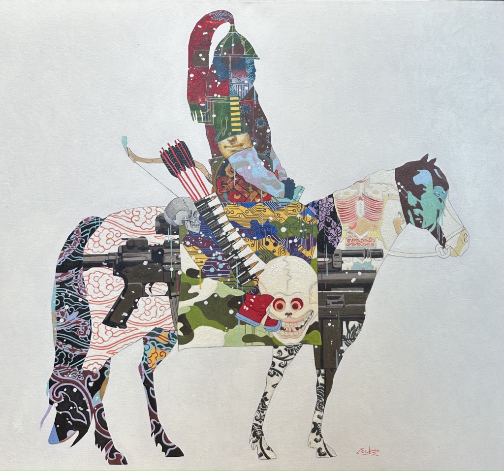 Зорикто Доржиев «Шелковый путь». Фото: пресс-служба Beriozka gallery.