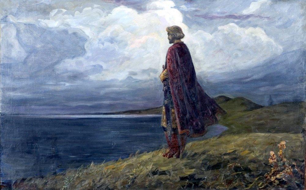 С. Рубцов «Александр Невский на Плещеевом озере»