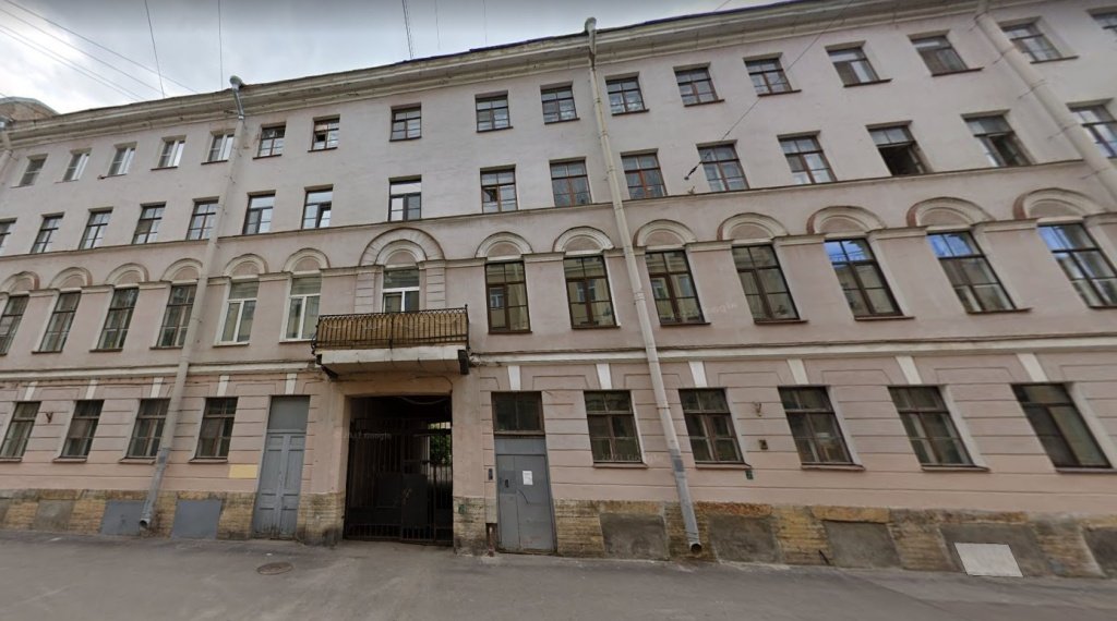 Дом старухи-процентщицы (дом Ивана Вальха). Правообладатель: Google maps Дом старухи-процентщицы (дом Ивана Вальха). Фото: Google maps